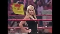 Torrie Wilson vs Trish Stratus Spanking match