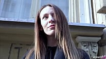 GERMAN SCOUT SKINNY UKRAINIAN MILF JULIA PICKUP AND ROUGH FUCK AT STREET CASTING