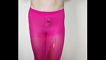 misr4 pink pantyhose sissy cumshot