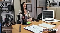 ROUGH black director pounds TEEN HARDCORE in the OFFICE ROUGH black director pounds TEEN HARDCORE in the OFFICE