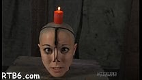 Lovely angel receives facial castigation during bdsm play Lovely angel receives facial castigation during bdsm play