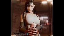 「Tugged by Tifa」by BulgingSenpai  Final Fantasy 3D Porn 