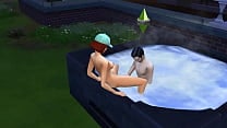 TS4 comendo a vizinha em quanto a mulher d  TS4 comendo a vizinha em quanto a mulher d