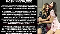 Harper Maddoxx amp Hotkinkyjo in dotted dresses deep anal footing belly bulge amp lesbian anal prolapse Harper Maddoxx amp Hotkinkyjo in dotted dresses deep anal footing belly bulge amp lesbian anal prolapse