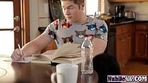 Step mom blowjob under table teen threesomelesson Step mom blowjob under table teen threesomelesson