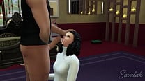 turkish girl gets mounted by a large spanish stallion