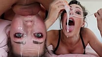 Sloppy Upside Down Throat Fuck Balls Deep Facefucking