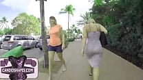 LOOSE SUPER JIGGLY BLONDE MILF SHAKES HER PHAT ASS WHEN SHE WALKS