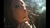 British BBW Tina Snua Smokes With Dangling  Drifts  Nose  amp  Cone Exhales