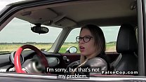 Fake cop bangs petite busty babe Fake cop bangs petite busty babe