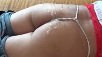 Enjoying stepmom while she rests on her bed stepson jerks off and cums on her beautiful ass Enjoying stepmom while she rests on her bed stepson jerks off and cums on her beautiful ass