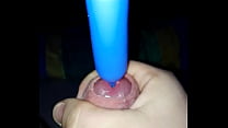 Handjob mit Plugin und Cumshot