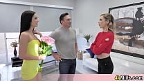 Beauiful red heels and skintight pants always do the job and my stepmom knows this Beauiful red heels and skintight pants always do the job and my stepmom knows this