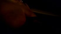 Riding around flashing my boobs at night