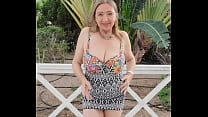 Hot milf MariaOld shake huge natural boobs