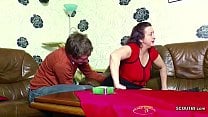 German Young Boy Seduce Step Mom to get First Fuck