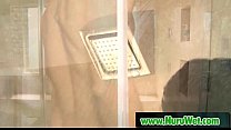 Hot babe gives pleasure to client in nuru massage 01
