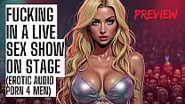 Fucked on Stage in a Sex Show Audio Porn