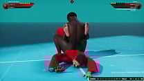 Master Ken Baiter VS Lisimba Naked Fighter 3D