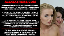 Kinky Niky amp Dirtygardengirl lesbian fisting amp prolapse fun