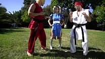 Jade Kush as Chun Li Gets Fucked By Two Big Cocks Street Fighter Porn Cosplay Parody Jade Kush as Chun Li Gets Fucked By Two Big Cocks Street Fighter Porn Cosplay Parody