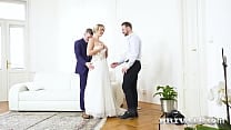 Anna Khara Horny Bride Enjoys Threesome with DP Anna Khara Horny Bride Enjoys Threesome with DP