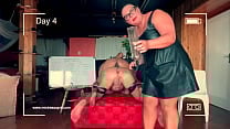 Dominatrix Mistress April Slave cane training Part 4