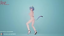 Sexy Catgirl MIA Short Hair front cam Blender render 1560 Sexy Catgirl MIA Short Hair front cam Blender render 1560