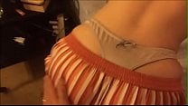 Sexy O2  T amp A 552   satin skirt  satin fetish thong from my bastard husband  spandex pants  heels Sexy O2  T amp A 552   satin skirt  satin fetish thong from my bastard husband  spandex pants  heels