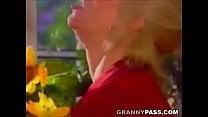 Blonde Grandma Gets Pounded On The Table Blonde Grandma Gets Pounded On The Table