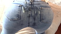 I receive big cumshots in my hairy pussy and in my ass with my jeans on I receive big cumshots in my hairy pussy and in my ass with my jeans on