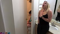 Stepson caught masturbating in the bathroom fucks stepmom Stepson caught masturbating in the bathroom fucks stepmom