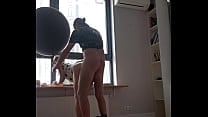 took his during the holiday and fucked her hard near the window took his during the holiday and fucked her hard near the window