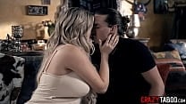 Lucky your blonde wife is in the another room so teen Kayley Gunner can grab your dick and suck it Lucky your blonde wife is in the another room so teen Kayley Gunner can grab your dick and suck it
