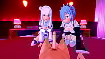 POV SEX WITH EMILIA AND REM RE ZERO PORN POV SEX WITH EMILIA AND REM RE ZERO PORN