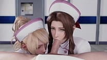 Final Fantasy girls blowjob compilation