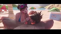 tracer  amp  waveracer d va  overwatch  by threedust