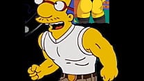 Milhouse y Nelson le quieren comer la panocha a marge Milhouse y Nelson le quieren comer la panocha a marge