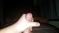 Jerking off lots of cum