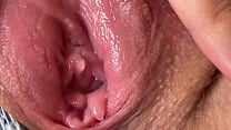 Close up wet juicy pussy spreading teen bitch ready to fuck