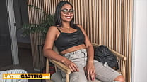 Nerdy latin teen with glasses turns the casting set on FIRE Nerdy latin teen with glasses turns the casting set on FIRE