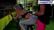 Anal fuck in the public GYM  Part 2