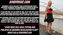 Sindy Rose self anal fisting and prolapse in abandon desalinator plant Sindy Rose self anal fisting and prolapse in abandon desalinator plant