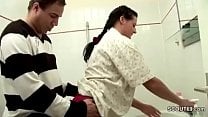 German Step Son Caught Mom in Bathroom and Seduce to Fuck German Step Son Caught Mom in Bathroom and Seduce to Fuck