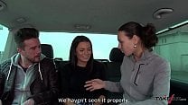 Mea Melone  amp  Wendy Moon join hardcore orgy in dirivng car Mea Melone  amp  Wendy Moon join hardcore orgy in dirivng car