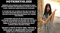 Black amp white strips self anal fisting amp prolapse in abandoned factory Black amp white strips self anal fisting amp prolapse in abandoned factory