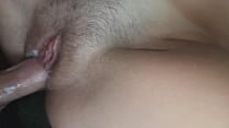 TEEN PUSSY CLOSE UP white pussy juice appears on dick ProgrammersWife