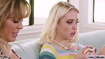 Milf licks blonde to fulfill a fantasy Milf licks blonde to fulfill a fantasy