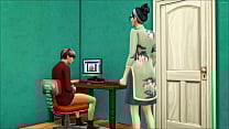 Asian stepmom catches her stepson again masturbating in his room watching a porn movie in front of the computer and she decided to help him by having sex with him Asian stepmom catches her stepson again masturbating in his room watching a porn movie in front of the computer and she decided to help him by having sex with him