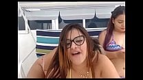 Three Latina big ass sluts live show